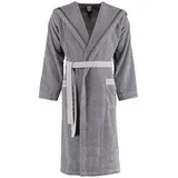 Marc O'Polo Home Unisex-Bademantel Melange von Marc O'Polo, 100% Baumwolle, Kapuze, Zwei Taschen, Bindegürtel S