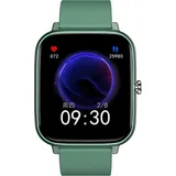 TPFNet SW5 BT 40 mm Kunststoffgehäuse Grün Silikonarmband Grün M