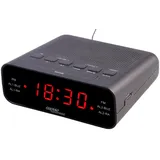 Auviso UKW-Radiowecker mit 2 Weckzeiten und LED-Anzeige, Schlummer-Funktion