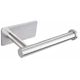 Wandmontierter Toilettenpapierhalter, Toilettenpapierrollenhalter Aus Edelstahl, Selbstklebender Toilettenpapierhalter Ohne Bohren, Einheitsgröße