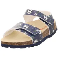 Superfit Fussbettpantoffel Blau/Mehrfarbig 8010, 40