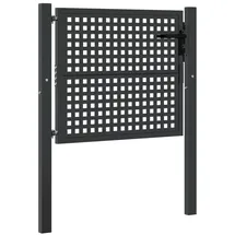 vidaXL Gartentor Anthrazit cm Stahl