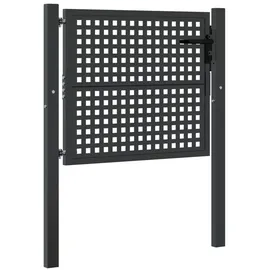 vidaXL Gartentor Anthrazit cm Stahl