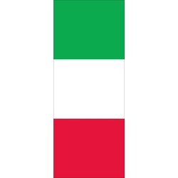 flaggenmeer Flagge Italien 160 g/m2 Hochformat ca. 300 x 120 cm Hochformat
