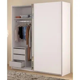 Parisot Schiebetürenschrank Swing 178 x 203 x 0 cm Weiß