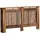 vidaXL Heizkörperabdeckung Altholz 152 x 19 x 81,5 cm