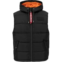 Alpha Industries »ALPHA Industries Men - Vests Hooded Puffer Vest FD" schwarz Herren