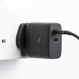 Native Union 67W Dual USB-C Fast GaN PD Wall Charger Schwarz