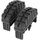 HAILO Leiter-Fuß-Set - Ersatzfüße für Hailo Sprossenleitern wie S100 ProfiLOT, S98 ProfiLOT, S80 ProfiStep duo, S110 Pro und S120 Pro - 85 x 25 mm Holme - 2 x Leiterfüße - Schwarz