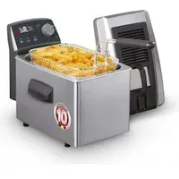 Fritel Turbo SF4170 Friteuse, Fritteuse, Schwarz, Silber