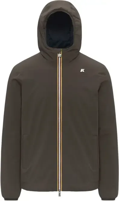 K-WAY JACK ST WARM REVERSIBLE Jacke 2026 black olive/blue depth - M