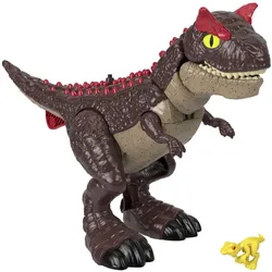 Imaginext Jurassic World Carnotaurus Dinosaurier-Spielzeug mit Hörner-Angriff, 2-teiliges Spielzeug für Kinder im Vorschulalter