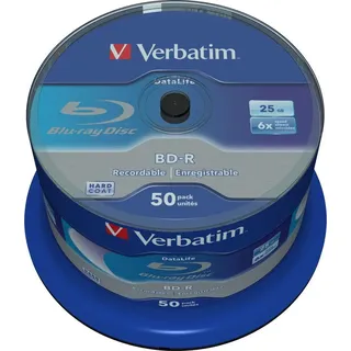 Verbatim BD-R 25GB/1-6x Cakebox 50 Disc)