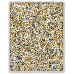 Terralith Farbmuster Marmorsteinteppich -mix nizza-, Körnung: mittel (4-6 mm)
