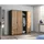 Rauch BLUE Kleiderschrank Voyager 187 x 194 cm Holzoptik Grau-Metallic / Eiche Artisan
