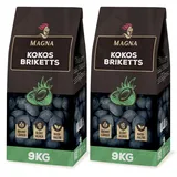 Magna Holzbriketts Magna Kokosbriketts, 18 kg