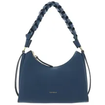 Coccinelle Boheme Grana Double Schultertasche Leder Deep Blue