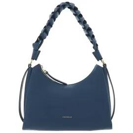 Coccinelle Boheme Grana Double Schultertasche Leder Deep Blue