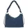 Coccinelle Boheme Grana Double Schultertasche Leder Deep Blue