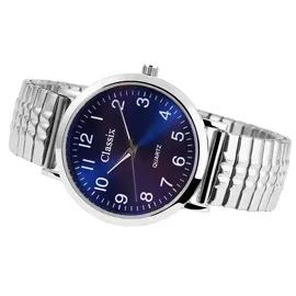 Classix Blau Silber Zugband 34 mm 2700007
