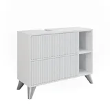 Vicco Waschbeckenunterschrank Leano 80 x 62 cm mit 2 Schubladen