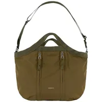 Sandqvist - Grid Crossbody Bag - Umhängetasche Gr 13 l braun/oliv