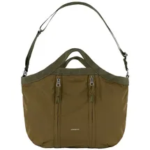 Sandqvist - Grid Crossbody Bag - Umhängetasche Gr 13 l braun/oliv