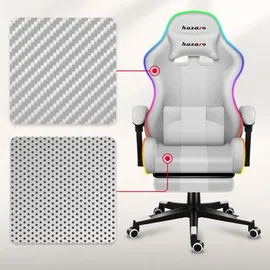 huzaro Force 4.7 RGB Gaming-Stuhl Weiß PC