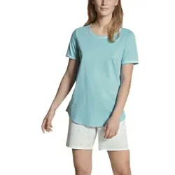 Calida Sweet Dreams Short Pyjama Hellblau Baumwolle XX-Small Damen