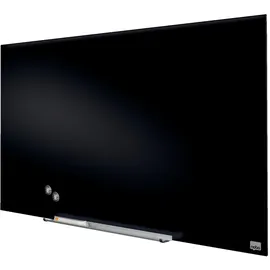 NOBO Glas-Magnettafel Impression Pro Widescreen 100,0 x 56,0 cm schwarz