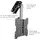 Schwaiger LWHD3720 513 94 cm (37") Schwarz