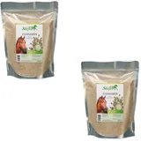 Stiefel Flohsamenschalen | Doppelpack | 2 × 1 kg | Einzelfuttermittel für Pferde | Indische Flohsamenschalen