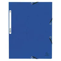 Exacompta Dreiflügelmappe mit Gummizug A4 blau
