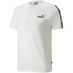 PUMA Ess+ Metallic Tape T-Shirt Herren PUMA white XL