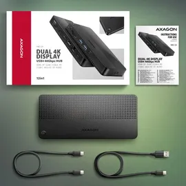 AXAGON HMC-U4 USB4 Schwarz