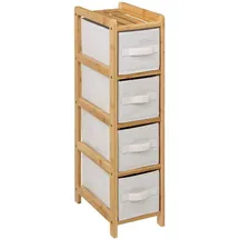 5five simply smart 5five - feines Regal mit 4 körben Tidy Box aus Bambus