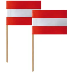 5000x Fahnenpicker "Österreich" 6.8cm