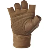 Harbinger Pro Wristwrap 2.0 Handschuhe für Gewichtheber, Unisex, Tan, Medium