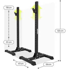 Zipro Superset Hantelbank Schwarz