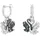 Swarovski Creolen Swan Drop schwarz Metallmix MPNR Zirkonia