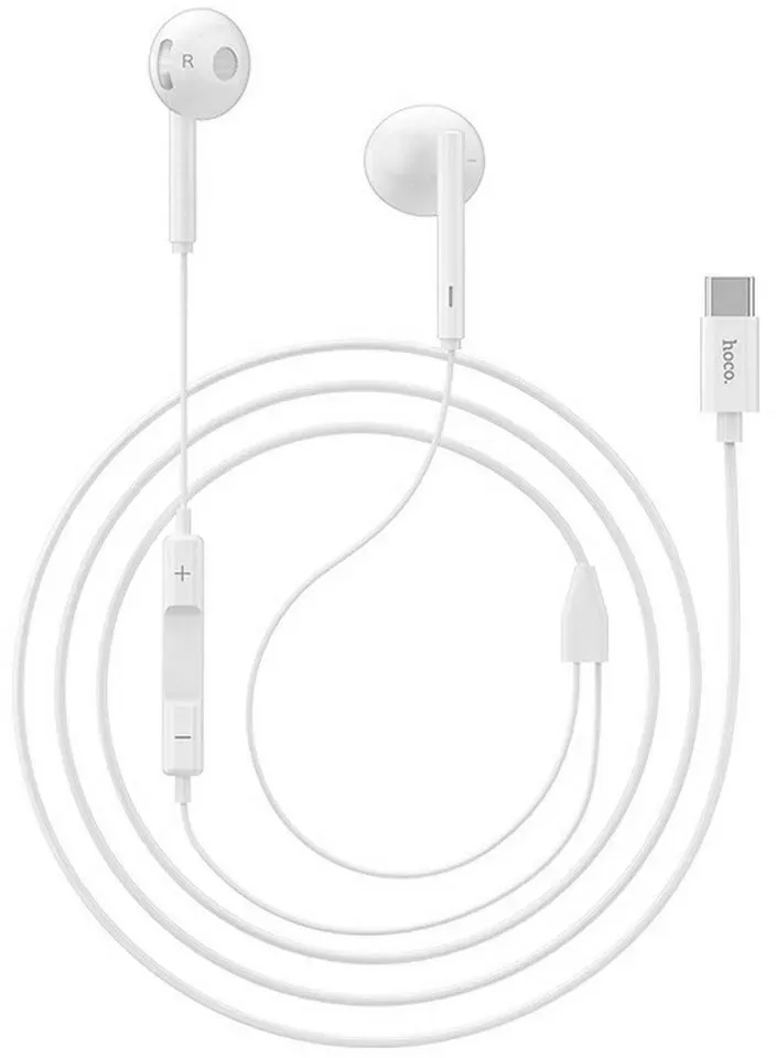 HOCO L10 Acoustic USB Type C Smartphone-Headset (Köpfhörer USB Type C Headset mit Mikrofon In Ear Beats)
