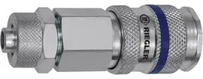 Riegler Schnellverschlusskupplung NW 7,8, Stahl, Schlauchanschluss 10x8