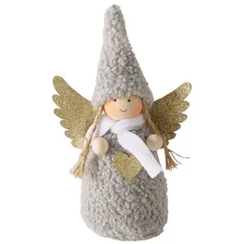 Boltze Weihnachtsfigur Amia 16 cm grau