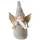 Boltze Weihnachtsfigur Amia 16 cm grau