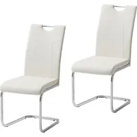 Hti-Living Esszimmerstuhl Beige Kunstleder Kelly C