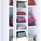 VCM Landos 70 x 240 x 39 cm weiß / weiß