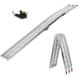 Baumarktplus TRUTZHOLM 1 x Auffahrrampe Klappbar 228 cm Grau