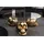 Riess-Ambiente SKULL Gold Metall 90 x 33 x 90 cm