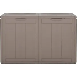 furnicato Gartenbox 180 L 44,5 x 51 x 44,5 cm Braun
