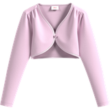S.Oliver - Bolero mit Blumenknopf, Kinder, Rosa, 92/98